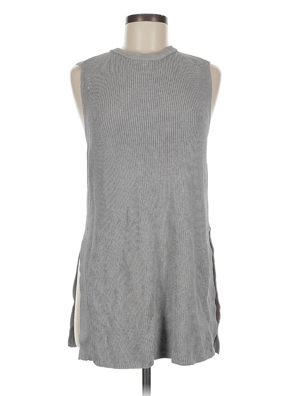 Wilfred Light Gray Sleeveless Knit Tunic